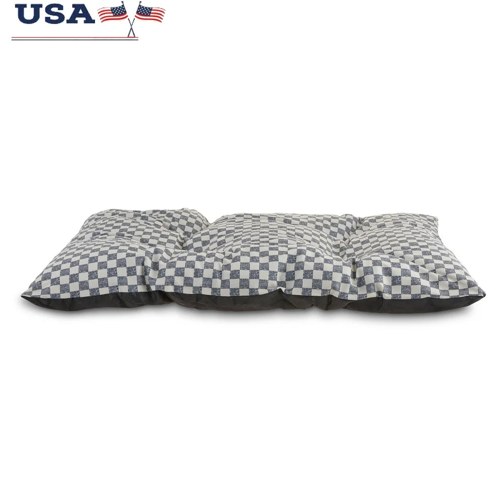 Tufted Dog Bed Washable 35 Inch Full Body Support 50 Lbs