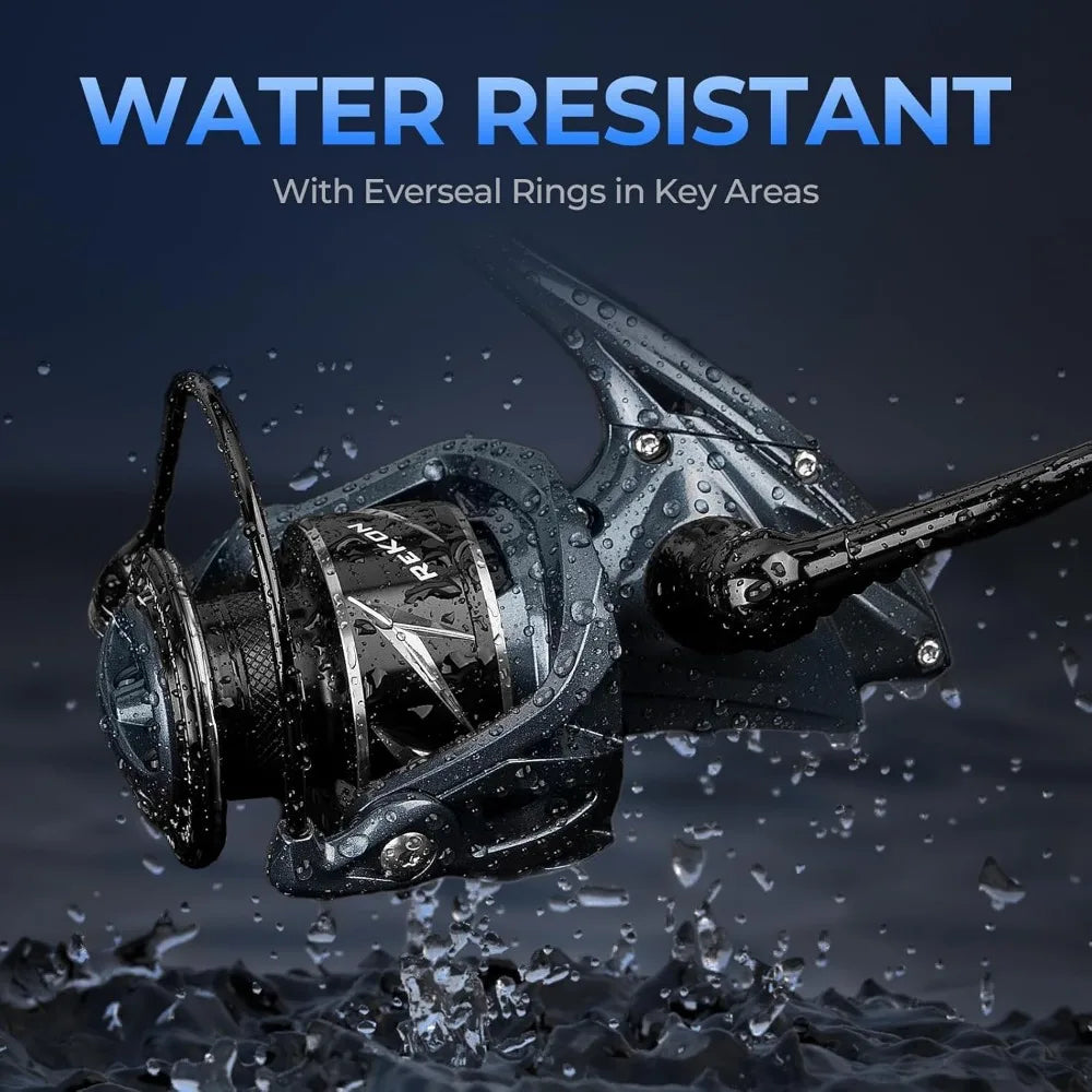 Saltwater Spinning Reel 55 Lb Big Game Waterproof Bearing