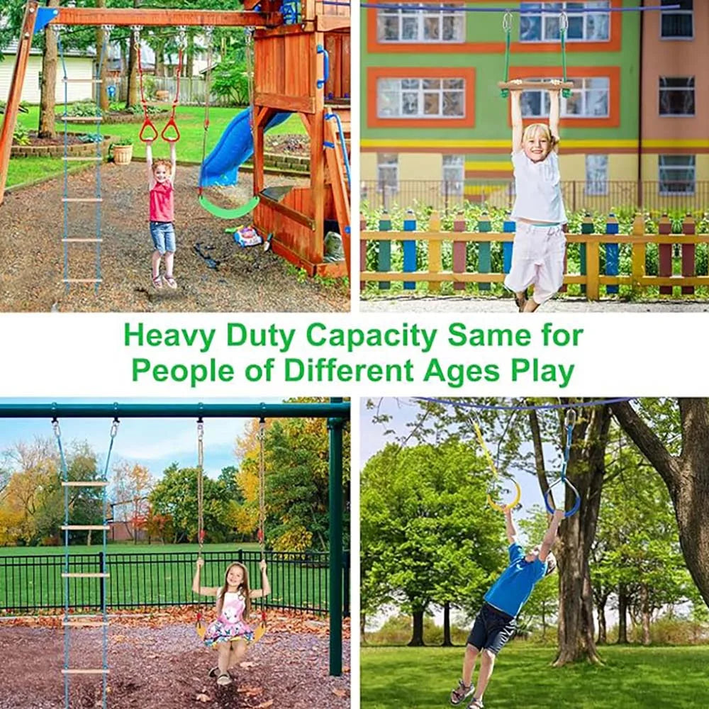 Warrior Obstacle Course For Kids And Adults 65ft Slackline
