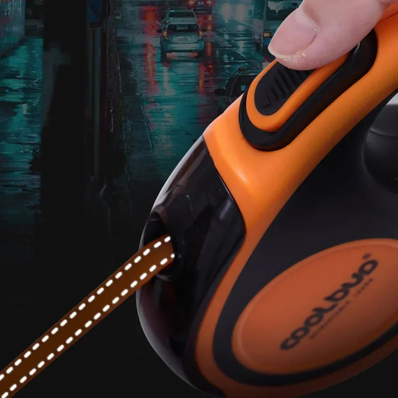 Portable Automatic Retractable Nylon Leash For Dogs And Cats
