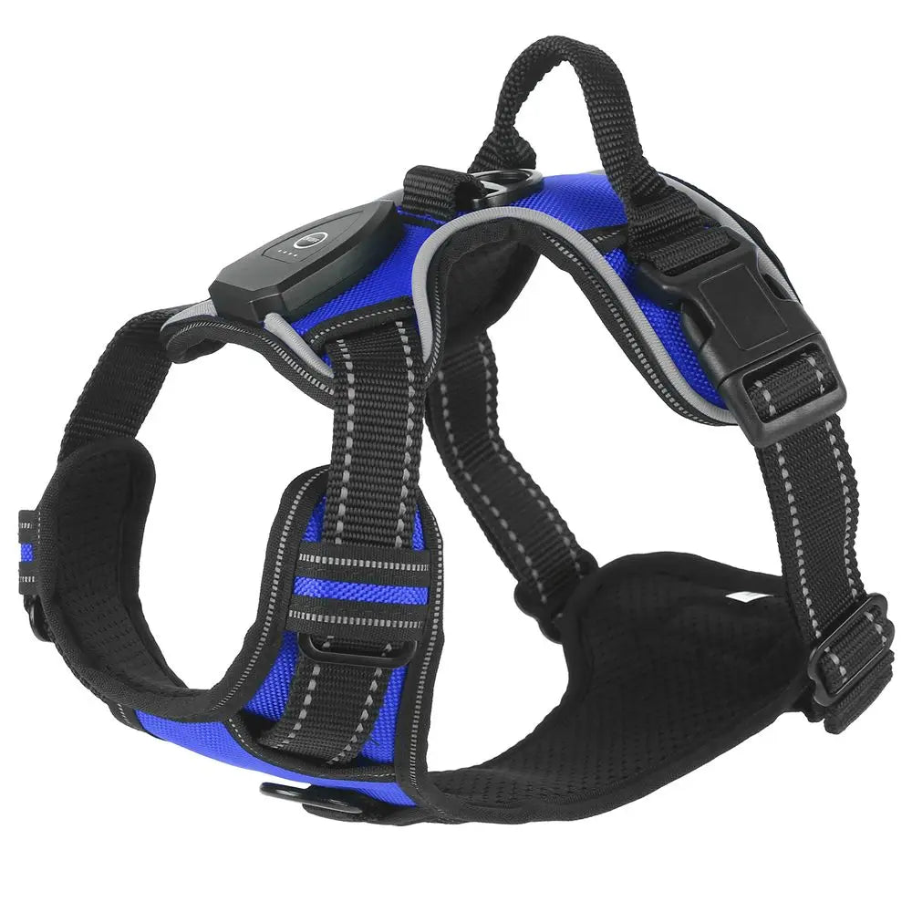Hunan Hign LED Dog Harness Rechargeable Light Vest