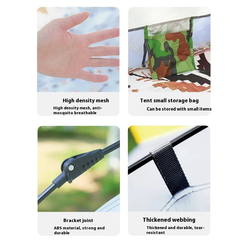 Pakicetus Automatic Quick-Opening Tent Outdoor Camping Rainproof Two Doors