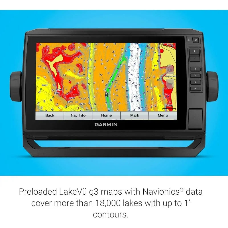 Garmin ECHOMAP UHD 93sv with GT56UHD-TM Transducer 9 Inch Keyed Assist Touchscreen Chartplotter with US LakeVu g3