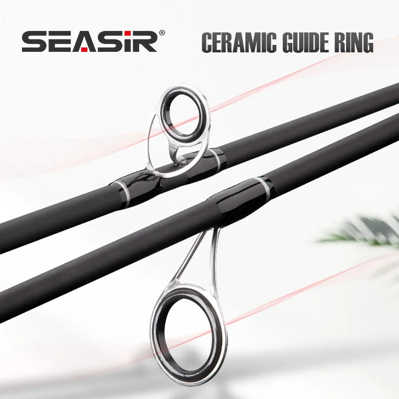 Seasir Dark Dragon M/ML Spinning Baitcasting Lure Rod