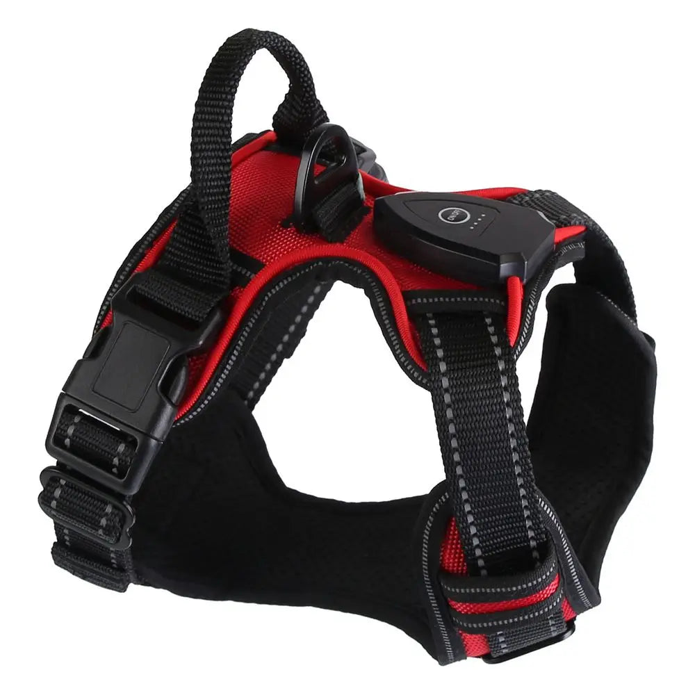 Hunan Hign LED Dog Harness Rechargeable Light Vest