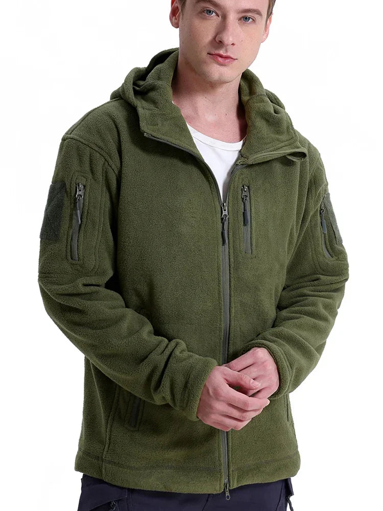 ReFire Gear Mens Fleece Hunting Tactical Jacket Warm Zip