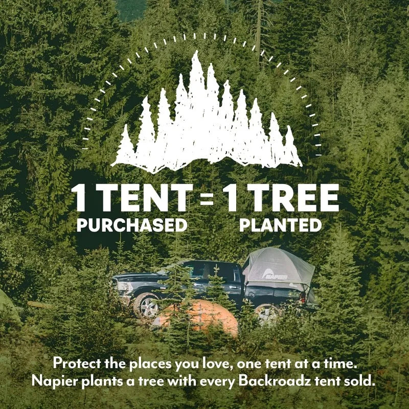 Napier Backroadz Truck Bed Tent with Waterproof Coating Spacious Two Person Camping Tent Compact Design