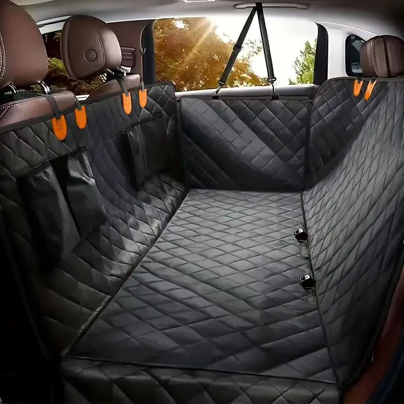 Dog Car Seat Cover for Pets Waterproof Scratch Proof Nonslip Durable Soft Back Seat Cover for Cars and Trucks