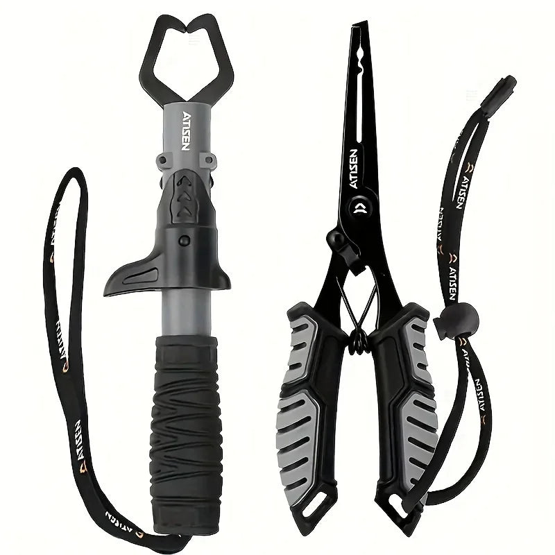 Two Piece Stainless Steel Fishing Pliers Easy Fish Control