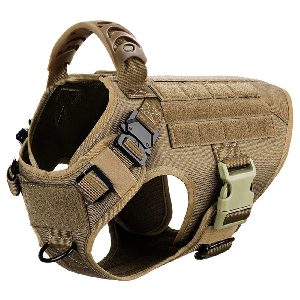 Large Dog Harness And Leash Set For German Shepherd Malinois Training Walking Vest And Collar For Medium Large Dogs
