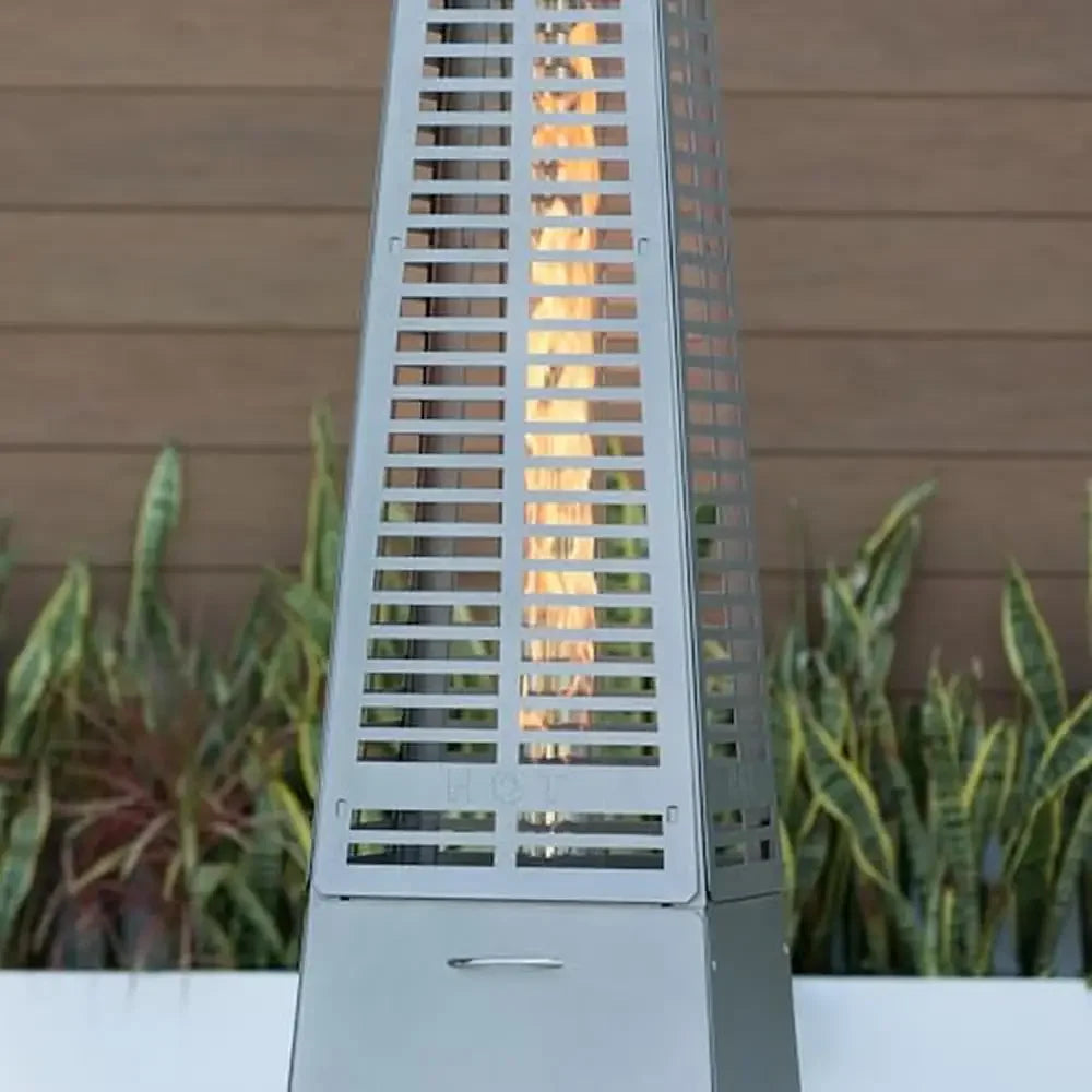 40000 BTU Outdoor Propane Heater Tower With Wheels Ignition