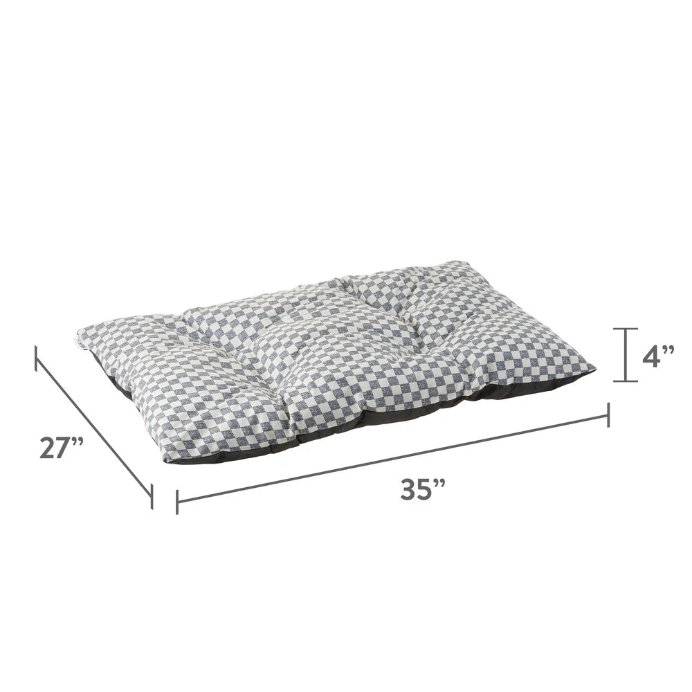 Tufted Dog Bed Washable 35 Inch Full Body Support 50 Lbs