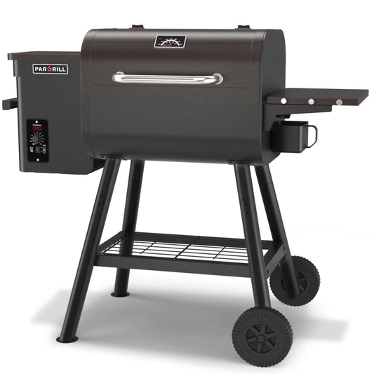 Wood Pellet Grill and Smoker BBQ Grill with Auto Temperature Control 467 Sq In Cooking Area for Outdoor Cooking