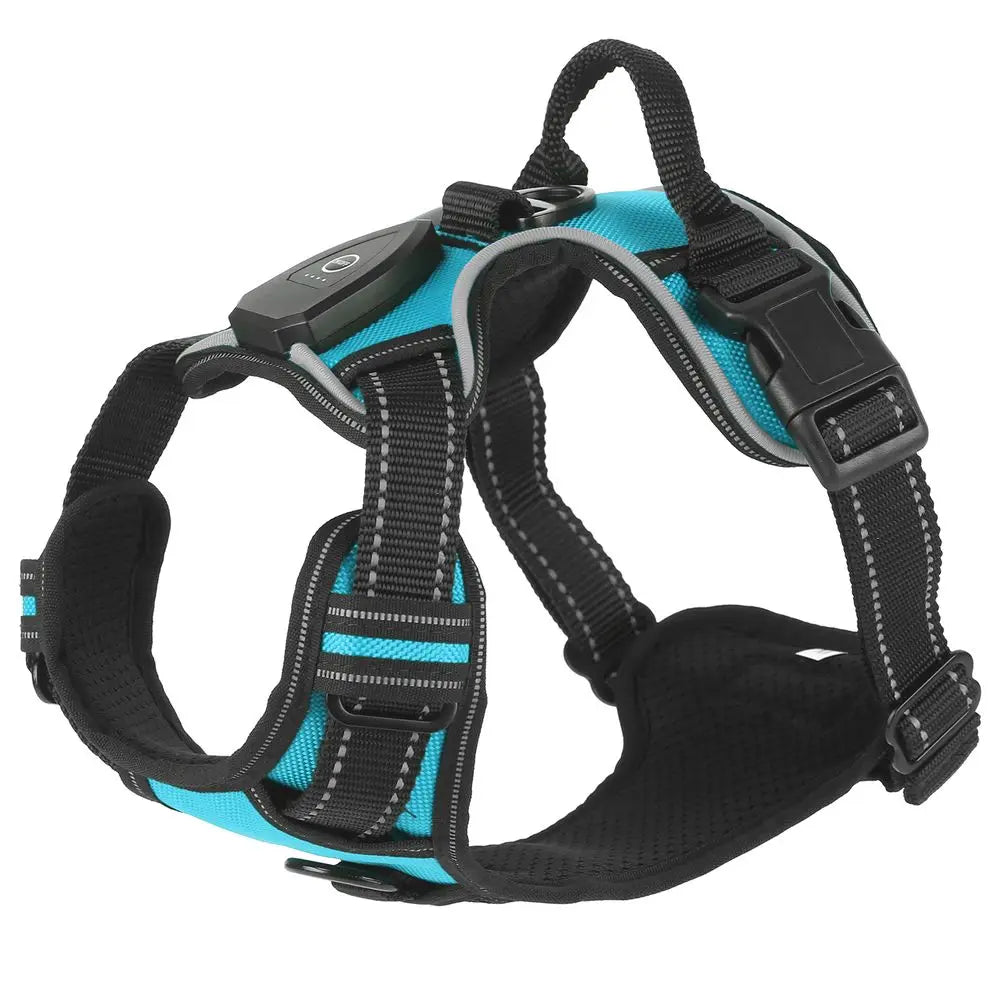 Hunan Hign LED Dog Harness Rechargeable Light Vest
