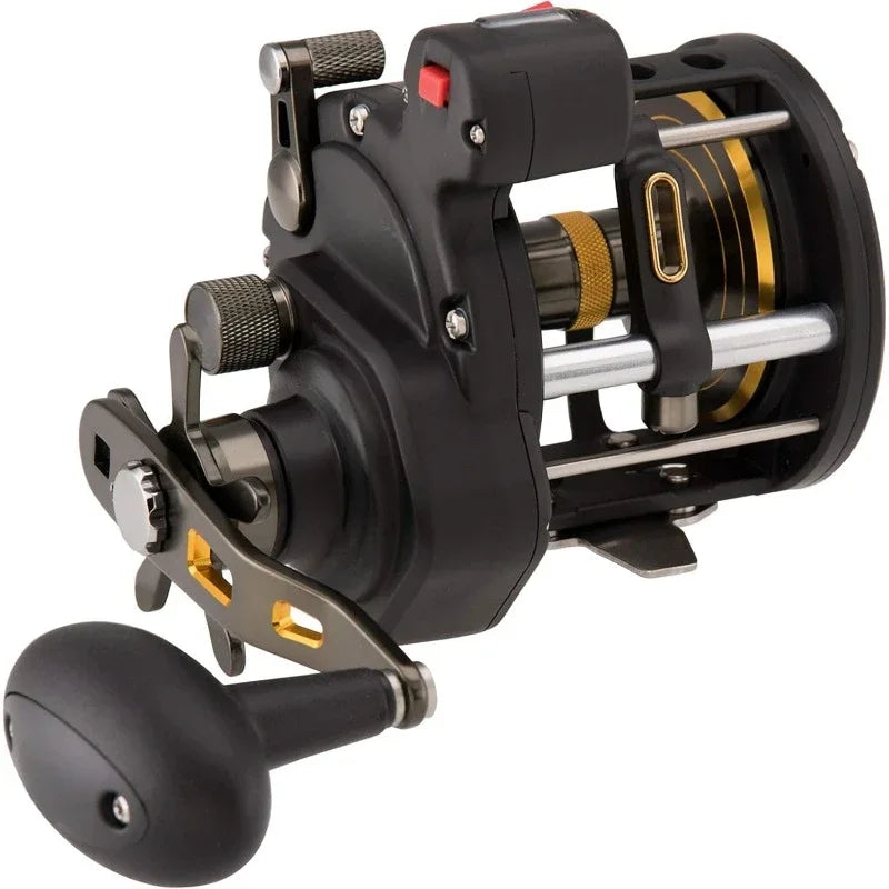 Fully Upgraded Black Gold Spinning Rod And Reel Combos