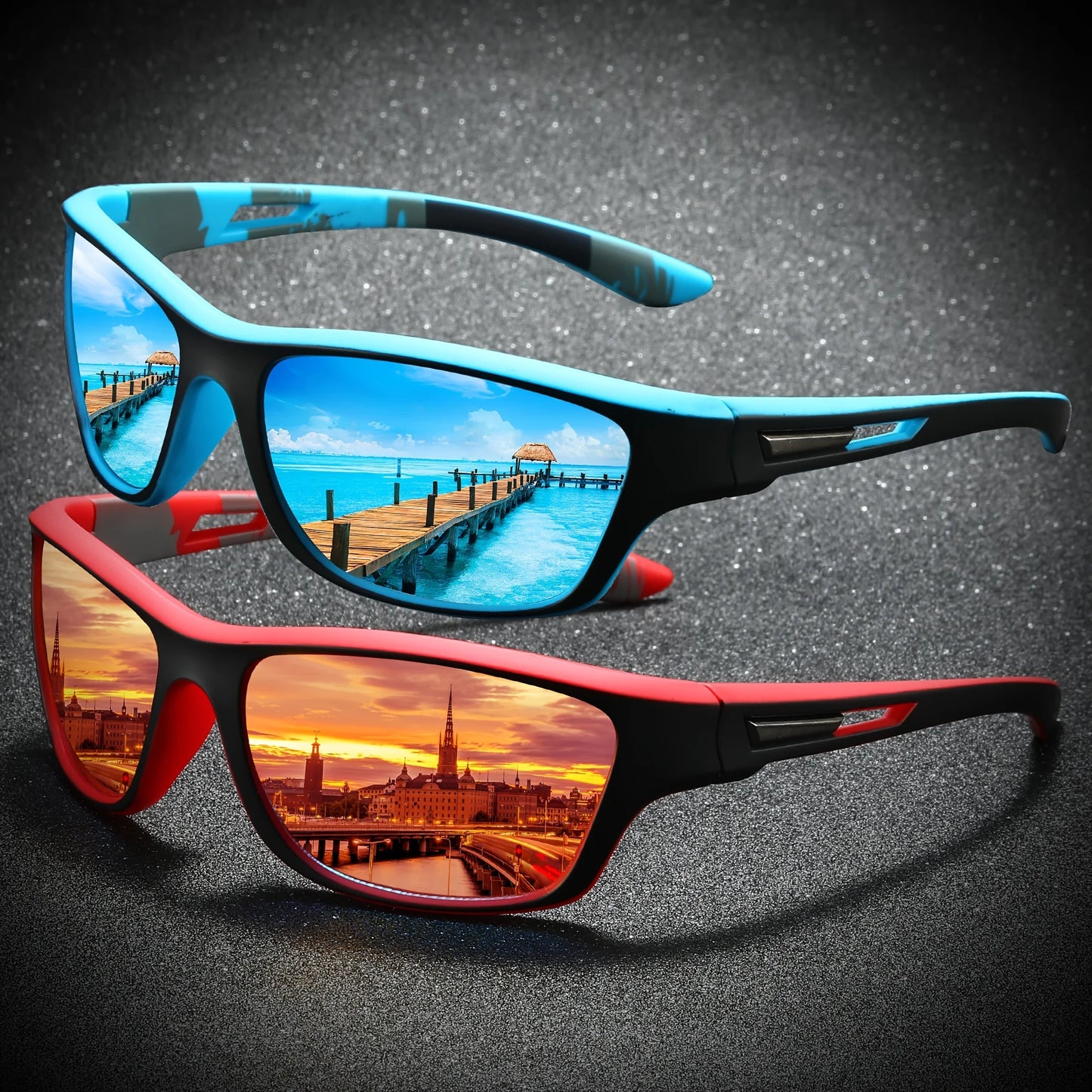 Polarized UV400 Sunglasses Men Women Outdoor Sports Eyewear