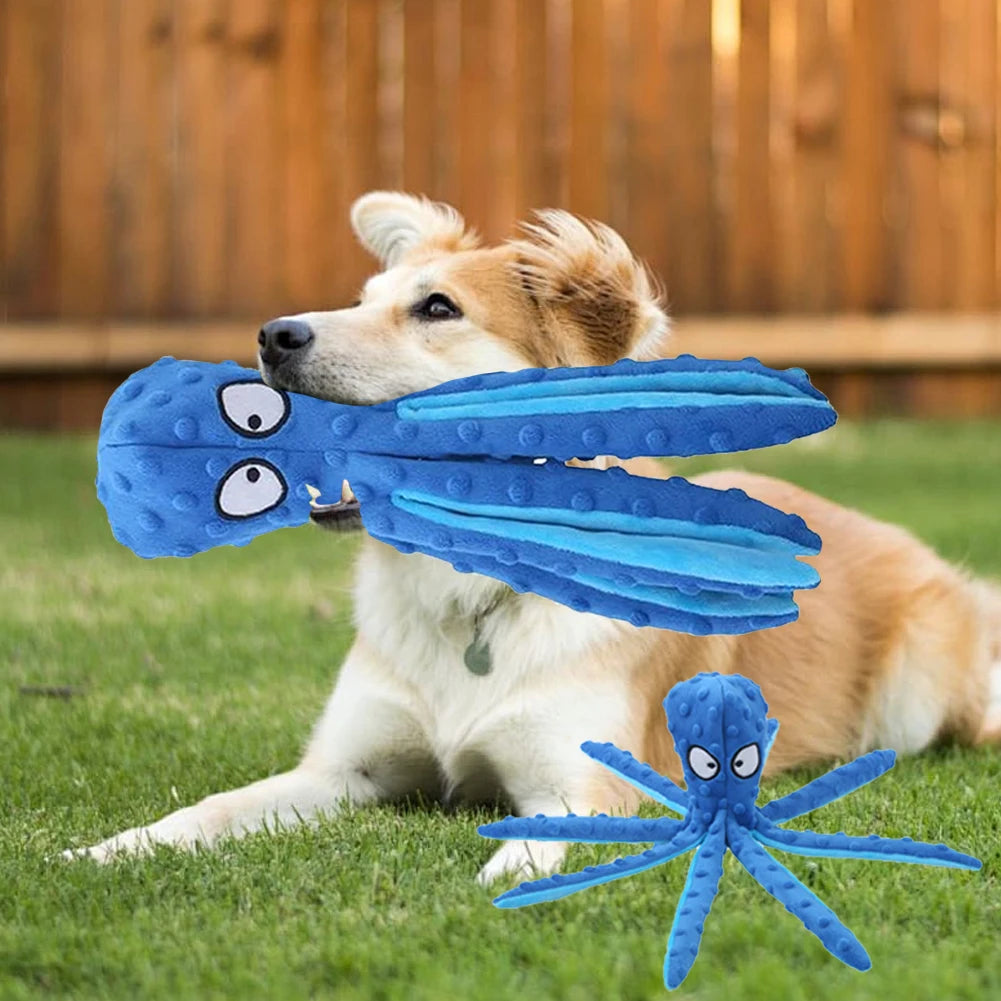 2Pcs Octopus Dog Toy No Stuffing Chew Toy For Small Dogs