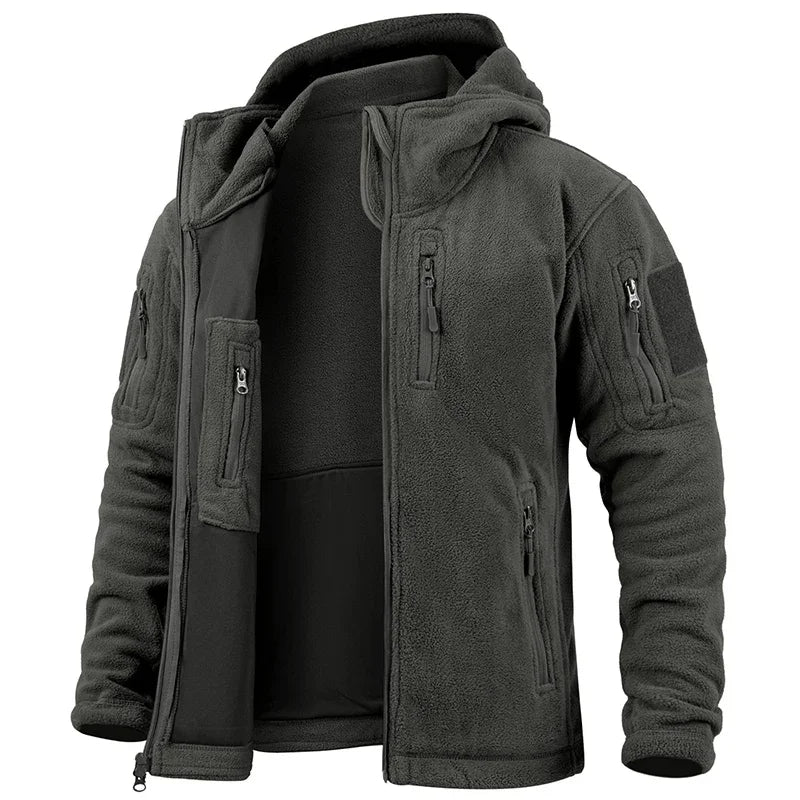 ReFire Gear Mens Fleece Hunting Tactical Jacket Warm Zip