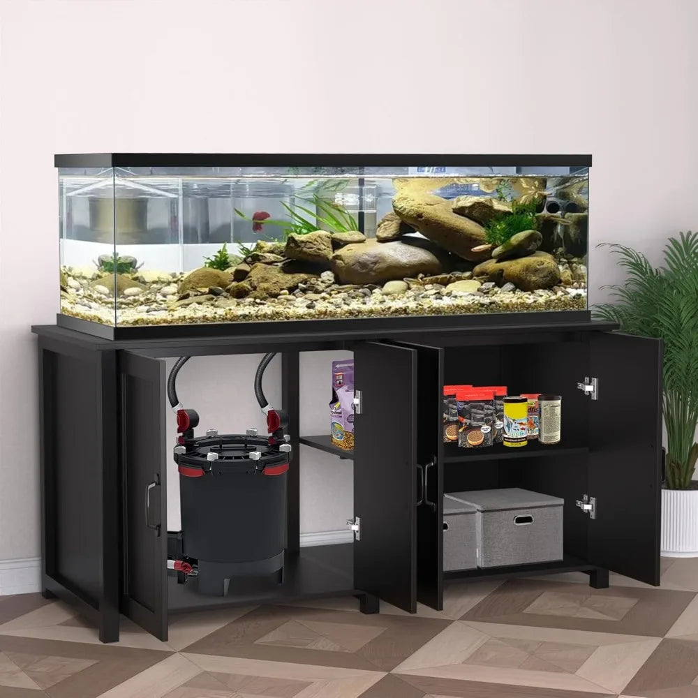 Sturdy 60x24 Fish Tank Stand For 100 120 150 Gallon Aquariums