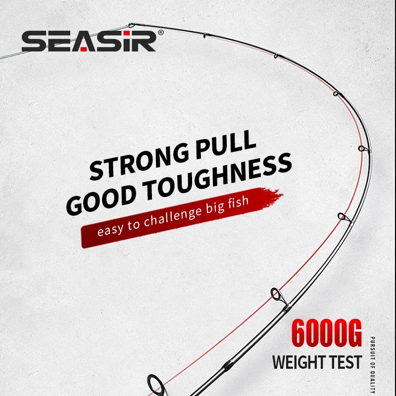 SeaSir Grandmaster Spinning Casting Rod Carbon 6kg 1.8-2.4M
