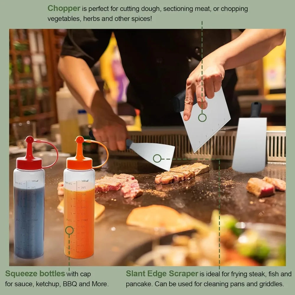 Fujian Griddle Accessories Kit For Blackstone And Camp Chef