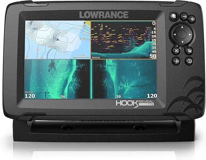 Lowrance Hook Reveal Fish Finders 5 Inch 7 Inch 9 Inch with Transducers