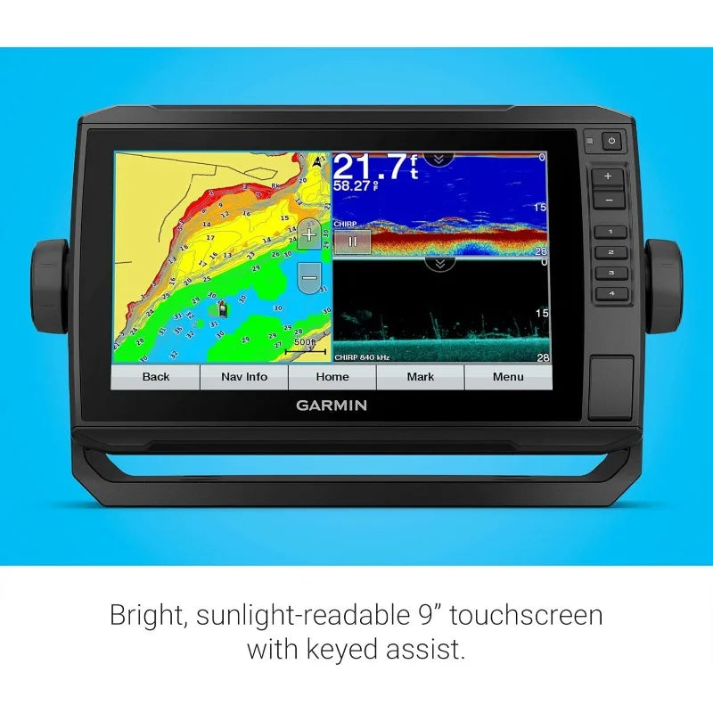 Garmin ECHOMAP UHD 93sv with GT56UHD-TM Transducer 9 Inch Keyed Assist Touchscreen Chartplotter with US LakeVu g3
