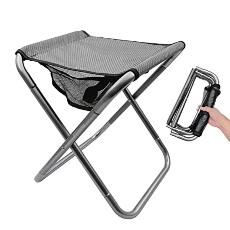 Outdoor Aluminium Alloy Folding Picnic Stool Ultralight