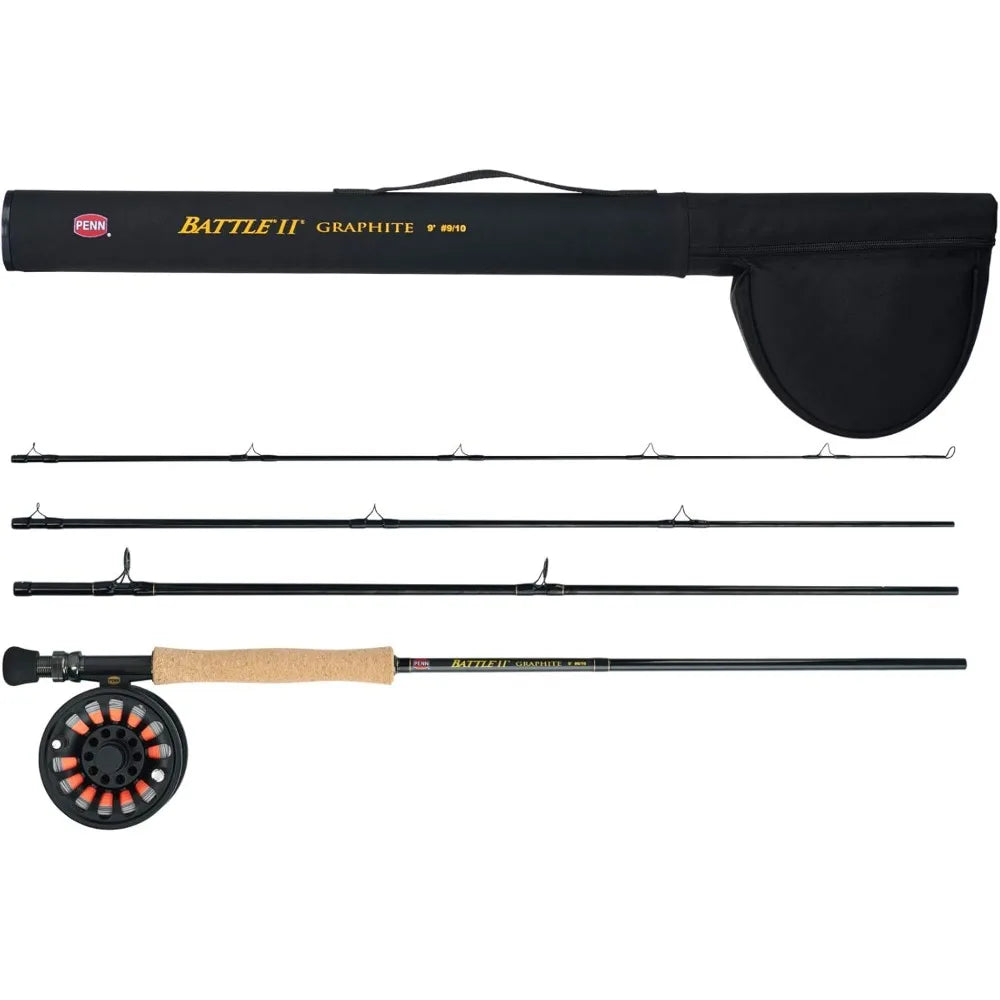 Penn Battle Fly Outfit Reel And Rod Combo 9ft 1 To 6lb