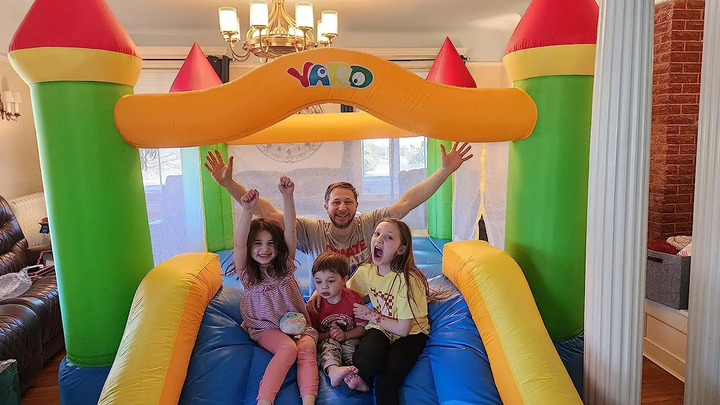 Backyard Inflatable Bounce House Slide 12x9x8 Ft For Kids