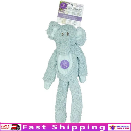 Aromadog Elephant Dog Toy 19 Inch Soft Squeaky Lavender Relaxation Toy for Medium Large Dogs