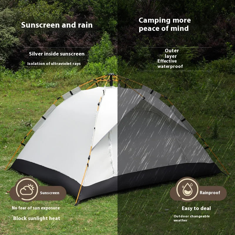 Pakicetus Automatic Quick-Opening Tent Outdoor Camping Rainproof Two Doors